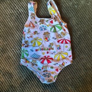 Moschino Kids Colorful Bear Swimsuit